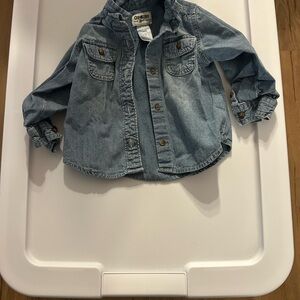 OshKosh B'gosh Baby/Toddler Light Blue Denim Shirt